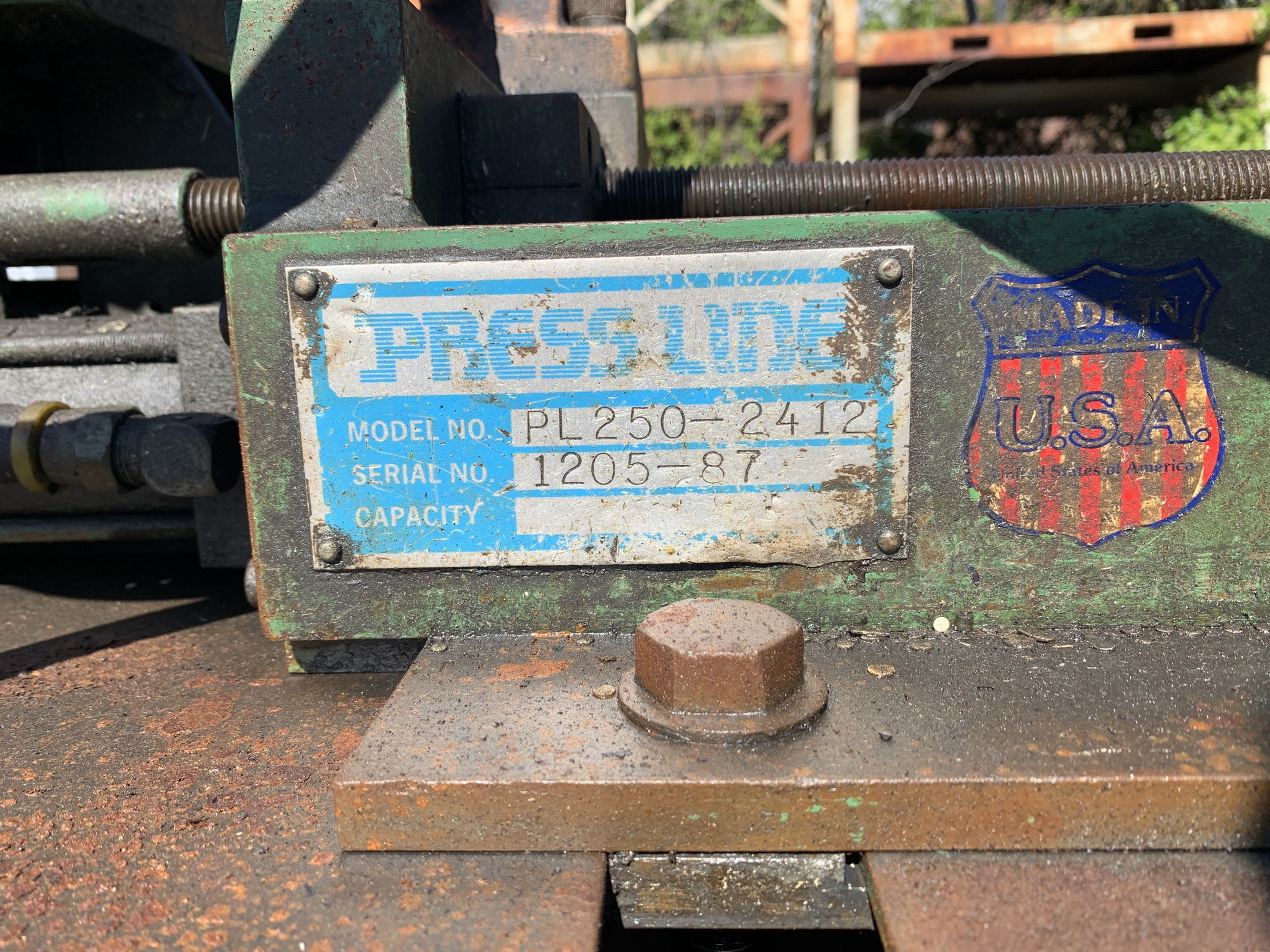 1977 BLISS C-110 O.B.I. Presses | RELCO MACHINERY