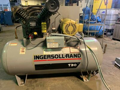 2000 INGERSOLL RAND T30 Lubricated Reciprocating Air Compressors | RELCO MACHINERY